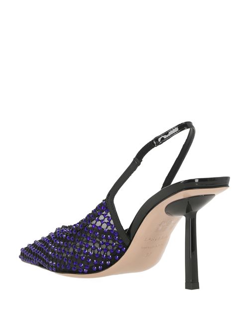 black/iris blue sandals Le Silla | 2299U080BLPPCAY757